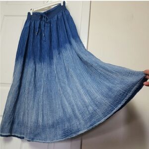 INDIGO & LACE SKIRT